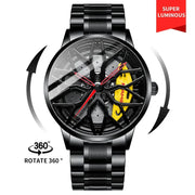 Car Wheel Men's Waterproof Luxury Watch