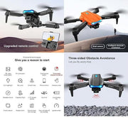 E88 Pro Drone with 4K HD Dual Camera/WiFi FPV, Foldable RC Quadcopter, Auto Hover, Altitude Hold, Headless Mode, App Control,