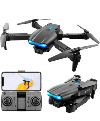 E88 Pro Drone with 4K HD Dual Camera/WiFi FPV, Foldable RC Quadcopter, Auto Hover, Altitude Hold, Headless Mode, App Control,